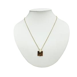 Hermès-Collier Hermes Irene en or et ivoire-Doré,Écru