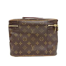 Louis Vuitton-Louis Vuitton Nice BB Monogram Vanity Bag-Brown,Monogram