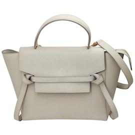 Céline-Celine Belt Bag Micro Leather Handbag-Cream