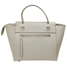 Céline-Celine Belt Bag Micro Leather Handbag-Cream