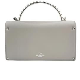 Valentino-Valentino Rockstud Mini Handbag-Brown