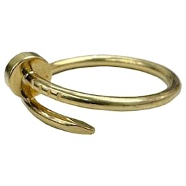 Cartier-Cartier Justring Small Model K18YG Yellow Gold Band Ring-Golden