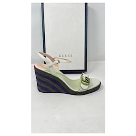 Gucci-Espadrillas marmont-Mustard