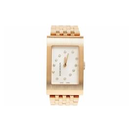 Boucheron-Boucheron Montre Reflets Grand Modele quartz Diamants Yellow Gold Watch-Doré