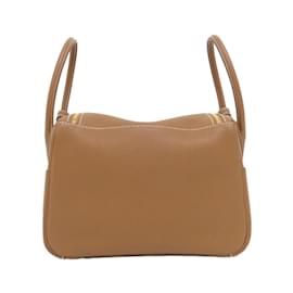 Hermès-Sac à épaule Hermes Lindy 26 cm-Doré