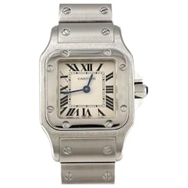 Cartier-Cartier Santos Galbe SM W20056D6 Stainless Steel Wristwatch-Other