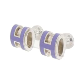 Hermès-Hermes Pop H MINI 608002FP Earrings-Purple