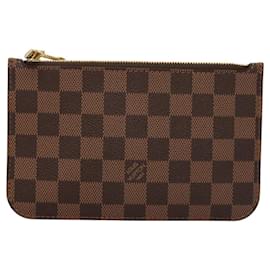 Louis Vuitton-Pochete Neverfull Louis Vuitton-Marrom