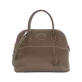 Hermès-Sac à main Hermes Bolide 31 cm-Taupe