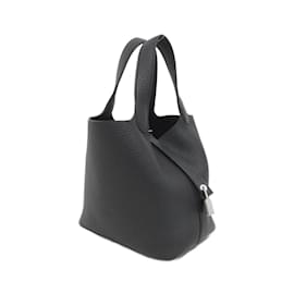 Hermès-Hermes Picotin Lock PM Handbag-Black
