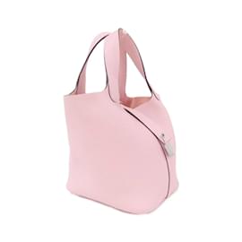 Hermès-Hermes Picotin Lock PM Handbag-Pink