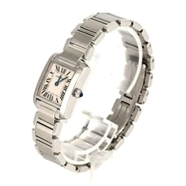 Cartier-Cartier Tank Francaise SM W51008Q3 Stainless Steel Wristwatch-Other