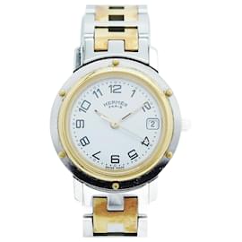 Hermès-Hermes Clipper CL4.220 White Dial Watch for Women-Other