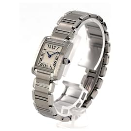Cartier-Cartier Tank Francaise SM W51008Q3 Stainless Steel Wristwatch-Other