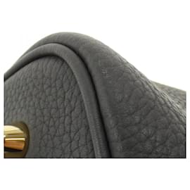Hermès-Sac à main Hermes Picotin Lock MM-Damier ebène
