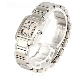 Cartier-Cartier Tank Francaise SM W51008Q3 Stainless Steel Wristwatch-Other