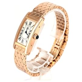 Cartier-Cartier Tank American SM PG/RG Wristwatch-Other