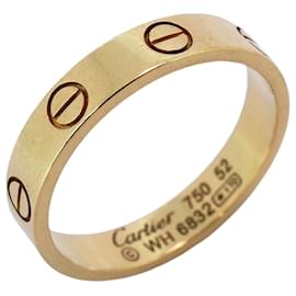 Cartier-Cartier Mini Love Band Ring in 18K Yellow Gold-Other