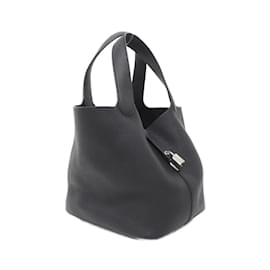 Hermès-Hermes Picotin Lock MM Handbag-Black