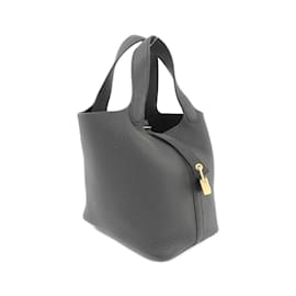 Hermès-Hermes Picotin Lock PM Handbag-Black