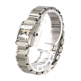Cartier-Cartier Tank Francaise SM W51008Q3 Stainless Steel Wristwatch-Other