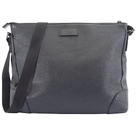 Gucci-Bolsa de ombro de couro Gucci-Preto