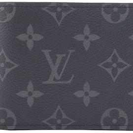Louis Vuitton-Louis Vuitton Portefeuille Multiple Bi-fold Wallet-Black