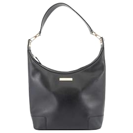 Gucci-Gucci Black Leather Tote Bag-Black