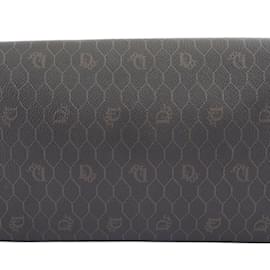 Christian Dior-Christian Dior Honeycomb Chain Shoulder Bag-Dark brown