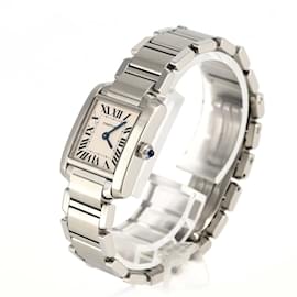 Cartier-Cartier Tank Francaise SM W51008Q3 Stainless Steel Wristwatch-Other