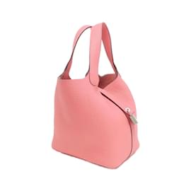 Hermès-Sac à main Hermes Picotin Lock PM-Rose