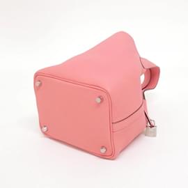 Hermès-Hermes Picotin Lock PM Handbag-Pink