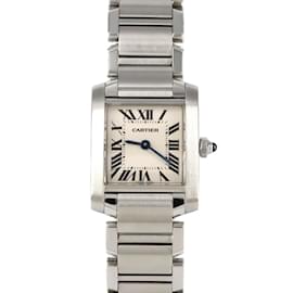 Cartier-Cartier Tank Francaise SM W51008Q3 Stainless Steel Wristwatch-Other