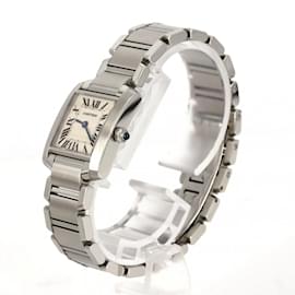 Cartier-Cartier Tank Francaise SM W51008Q3 Stainless Steel Wristwatch-Other