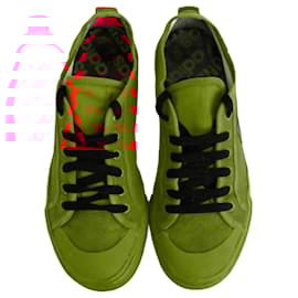 Raf Simons-Adidas x Raf Simons Spirit canvas trainers in red size 37,5-Red