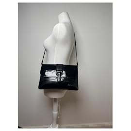 Givenchy-Vintage Givenchy 4G Patent leather bag black-Black