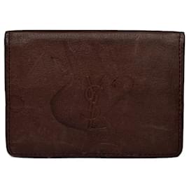Saint Laurent-SAINT LAURENT Purses, wallets & cases T.  Leather-Brown