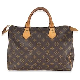 Louis Vuitton-Louis Vuitton Monogram Canvas Speedy 30-Brown
