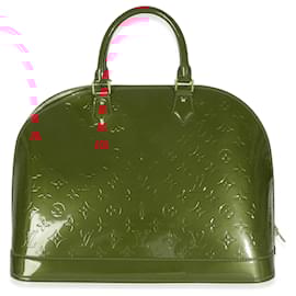Louis Vuitton-Louis Vuitton Pomme D'Amour Monogram Vernis Alma GM-Red