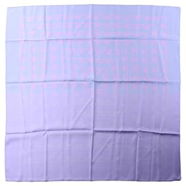 Hermès-Hermès Carré 90 "CANTER RACK GALLOP JUMP" 100% Silk Scarf in Purple-Purple