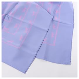 Hermès-Hermès Carré 90 "CANTER RACK GALLOP JUMP" 100% Silk Scarf in Purple-Purple
