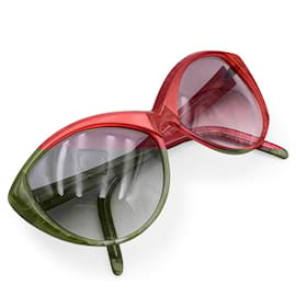 Yves Saint Laurent-Vintage Cat Eye Red Sunglasses mod. 8702-Red