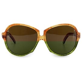 Yves Saint Laurent-Lunettes de soleil vintage marron Gaude 58/17 140mm-Marron
