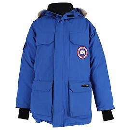 Canada Goose Expedition Parka Jacket in Blue Polyester Blue