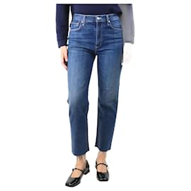 Citizens of Humanity-Blue Daphne cropped jeans - size UK 8-Blue