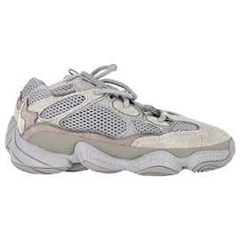 Yeezy-Adidas x Yeezy 500 Sneakers in Stone Salt Suede-Beige