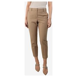 Theory-Beige tapered trousers - size UK 10-Beige