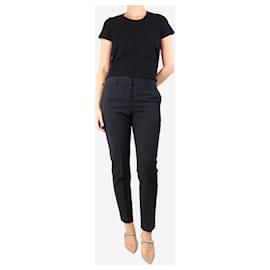 Theory-Testra 2B black trousers - size UK 10-Black