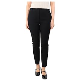 Joseph-Black gabardine stretch trousers - size UK 10-Black