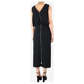 Autre Marque-Black sleeveless crepe dress - size UK 8-Black